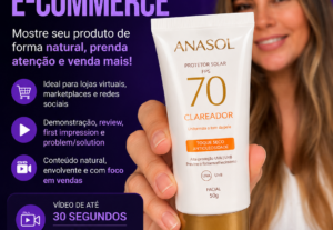Eu vou Fazer vídeo UGC p e-commerce/loja virtual
