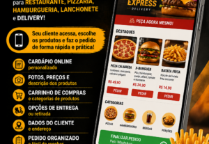Eu vou fazer pagina de pedidos para seu delivery