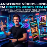 Eu vou Fazer cortes virais do vídeo ou live que você quiser