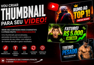 Eu vou criar uma thumbnail para seu vídeo