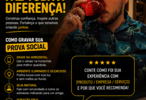 Eu vou gravar um propaganda ugc para o seu negócio