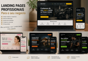 Eu vou fazer o seu site, landpage.