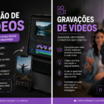 Eu vou gravar e editar seus vídeos