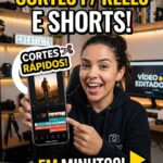 Eu vou Transformar vídeos do YouTube cortes para reels e sho...