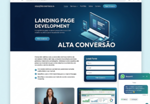 Eu vou fazer Criação de Sites, Landing Pages e One Pages