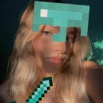 Eu vou editar a sua foto estilo minecraft