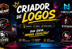Eu vou logos profissionais para seu trabalho