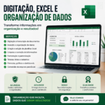 Eu vou fazer Digitação, Excel e organização de dados