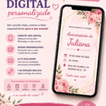 Eu vou criar um convite digital personalizado