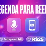 Eu vou fazer Legenda para reels, tiktok e shorts em 24h