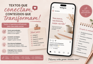Eu vou fazer Criação de Textos e Legendas para Redes Sociais