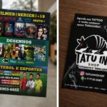Eu vou fazer a arte de seu panfleto