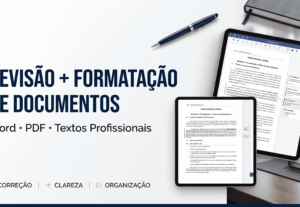 Eu vou revisar e formatar seu documento profissional