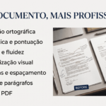 Eu vou revisar e formatar seu documento profissional