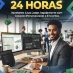 Eu vou fazer Planilha de excel em menos de 24 horas.