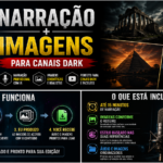 Eu vou criar narração e imagens para vídeos dark no YouTube