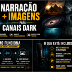 Eu vou criar narração e imagens para vídeos dark no YouTube