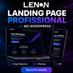 Eu vou criar a sua landing page em 24h/horas