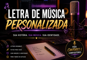 Eu vou Criar letras de músicas para cantores e compositores