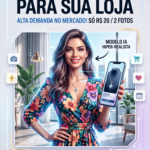Eu vou criar fotos de produtos: modelos de IA para sua loja