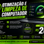Eu vou otimizar e limpar seu computador travando