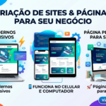 Eu vou Criar páginas profissionais e modernas para sua empre...