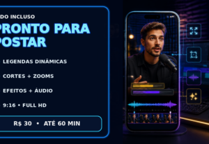 Eu vou Transformar vídeos longos em cortes virais