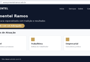 Eu vou fazer um site profissional para voce em ate 2 dias
