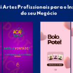 Eu vou Criar quatro Artes profissionais para seu Instagram