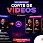 Eu vou fazer cortes do seu vídeo que gerarão engajamento