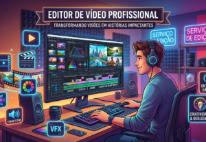 Eu vou Editar o seu vídeo em no máximo 24h
