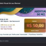 Eu vou realizar a abertura, emissão do seu CNPJ mei