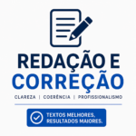 Eu vou Redigir e corrigir seus textos