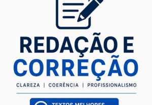 Eu vou Redigir e corrigir seus textos
