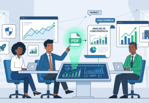 Eu vou entregar um relatório de mercado e concorrência em PD...
