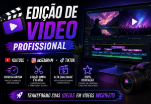 Eu vou Editar vídeos profissionais para qualquer projeto