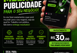 Eu vou Fazer a melhor publicidade para seu negócio