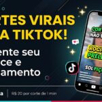Eu vou criar cortes virais para Instagram e TikTok