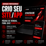 Eu vou criar Seu Site | Saas | Landing Page | Funis de venda