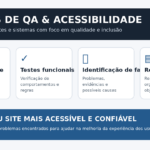 Eu vou testar acessibilidade da página do seu site.