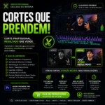 Eu vou criar cortes de vídeo profissionais para TikTok, Reel...