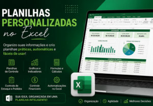 Eu vou criar planilhas personalizadas para você