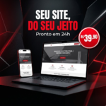 Eu vou fazer seu site próprio em menos de 24h