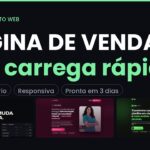Eu vou criar sua Página de Vendas rápida e pronta para vende...