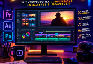 Eu vou Fazer cortes e edição dos seus vídeos