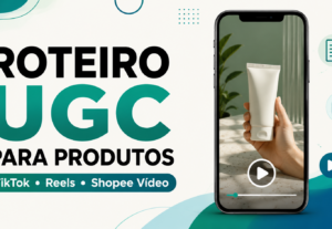 Eu vou criar roteiro UGC para vídeos de produtos