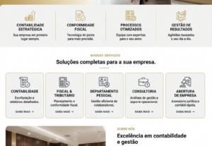 Eu vou criar um site profissional One-Page por 50,00