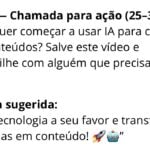 Eu vou Criar Roteiros com IA