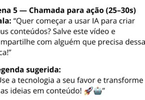 Eu vou Criar Roteiros com IA