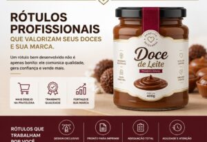 Eu vou criar um rótulo Profissional para o seu produto
